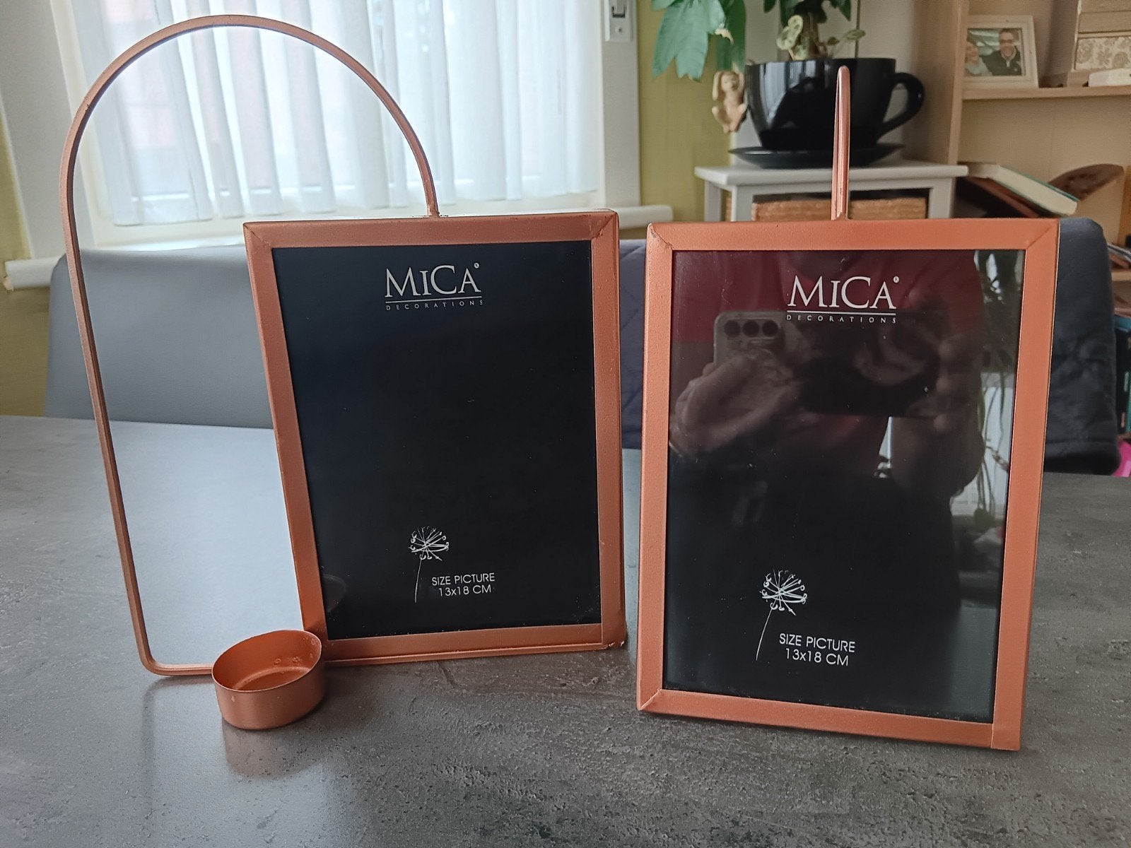 2 leuke fotokaders, Gebruikt, Ophalen of Verzenden, Fotolijst, Overige kleuren