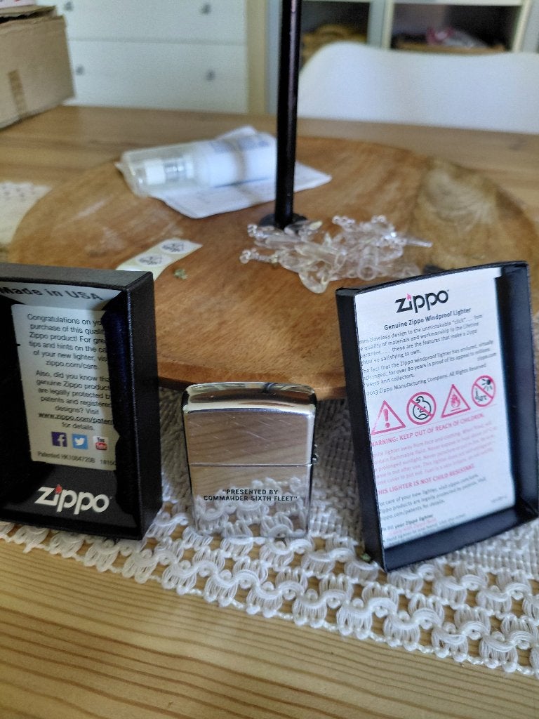 Prachtige zippo, Envoi, Comme neuf, Briquet