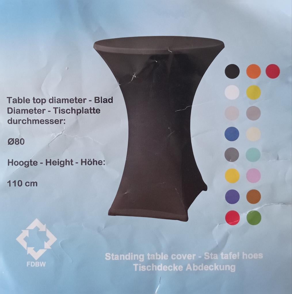 Witte statafel hoezen te koop, Ophalen of Verzenden