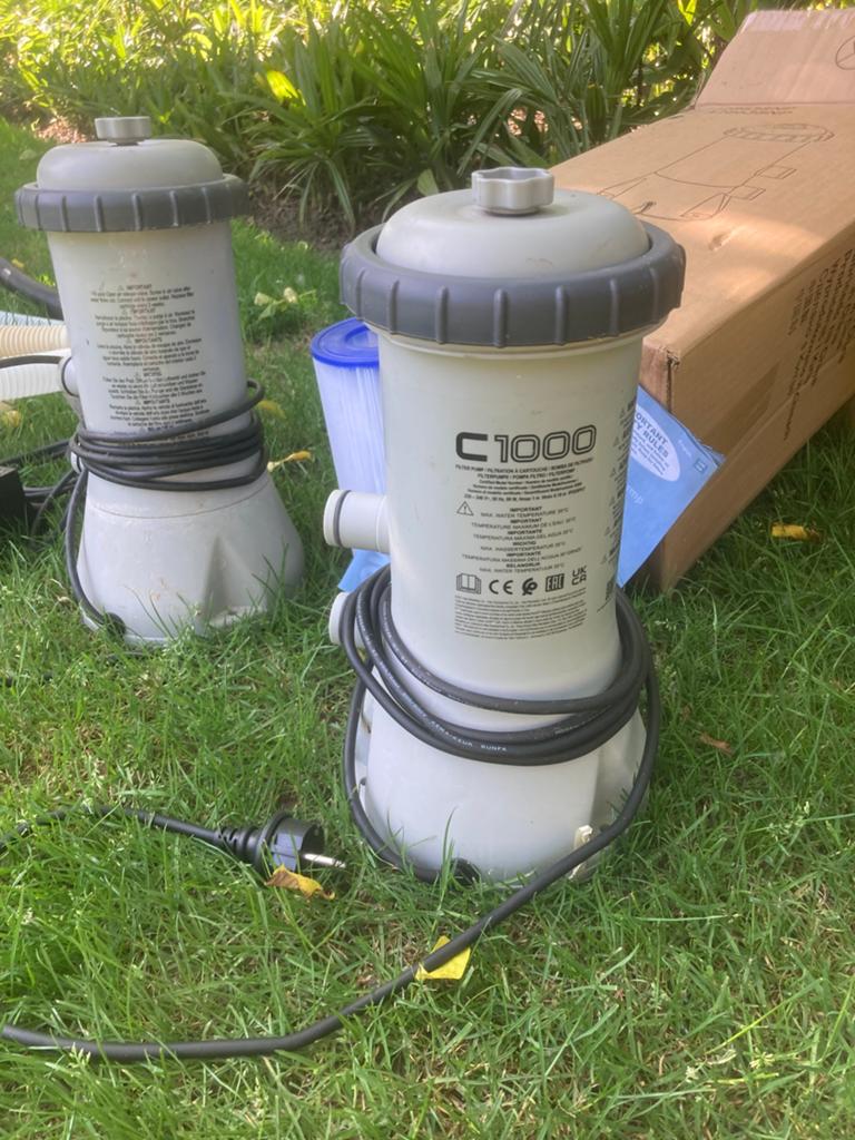Filterpompen zwembad, Tuin en Terras, Ophalen, Gebruikt, Ladder