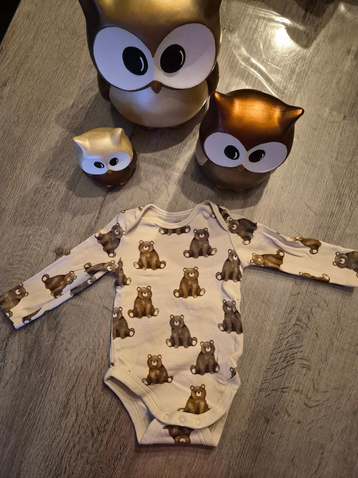 romper/body berenprint C&A maat 62, Kinderen en Baby's, Babykleding | Maat 62, Ophalen of Verzenden
