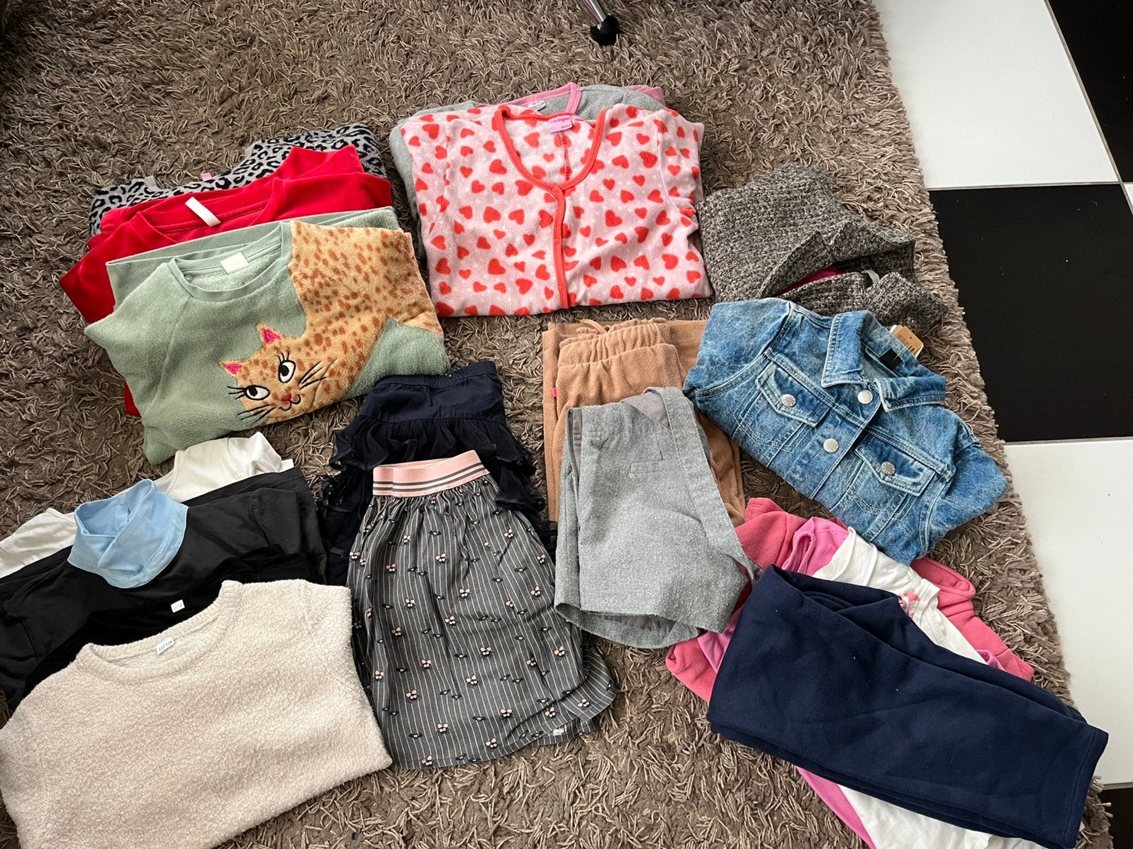 Groot winter 18 stuks pakket meisje maat 122, Kinderen en Baby's, Ophalen of Verzenden, Zo goed als nieuw, Maat 128