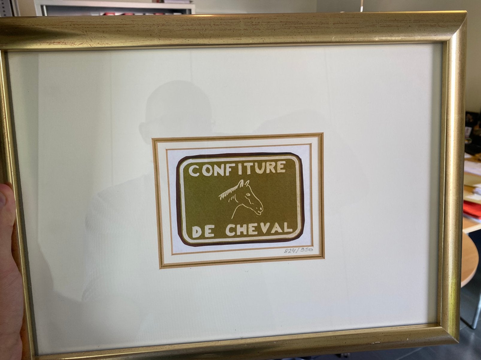 René Magritte-Set v 2 Gecertif. Prenten (824/950) Ingelijst, Antiquités & Art, Encadré, Enlèvement