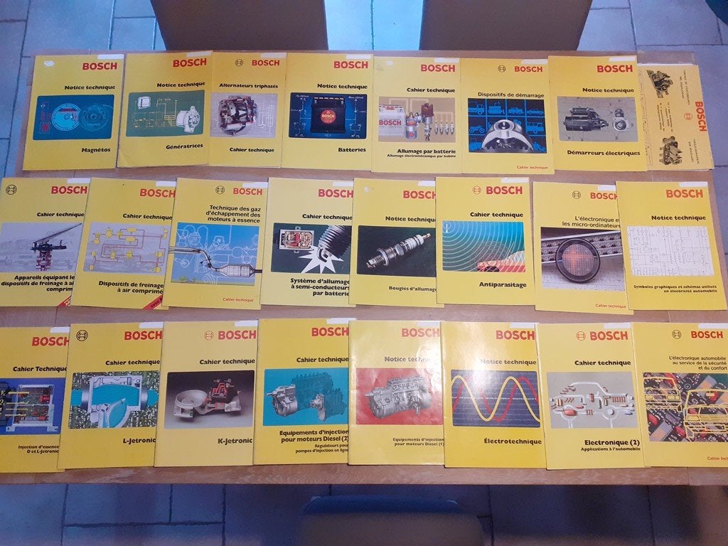 Ancien manuels techniques, Enlèvement, Comme neuf, BOSCH
