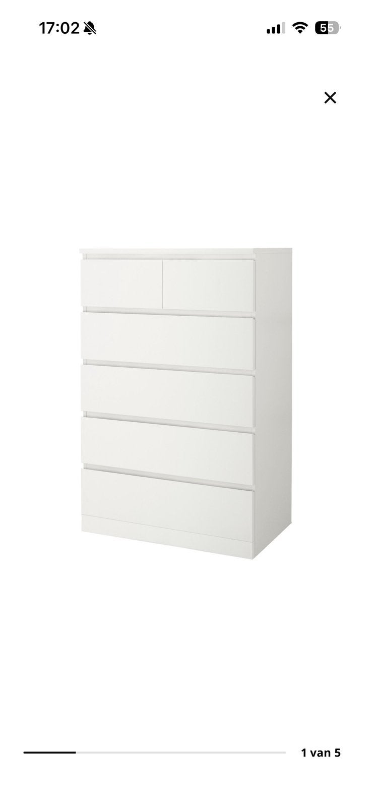 Malm kast Ikea, Ophalen, Zo goed als nieuw