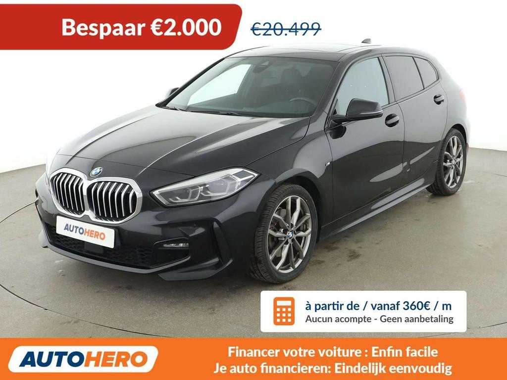 BMW 1 Serie 118 118i M Sport (bj 2020, automaat), Auto's, 1 Reeks, Gebruikt, Zwart, 1365 kg
