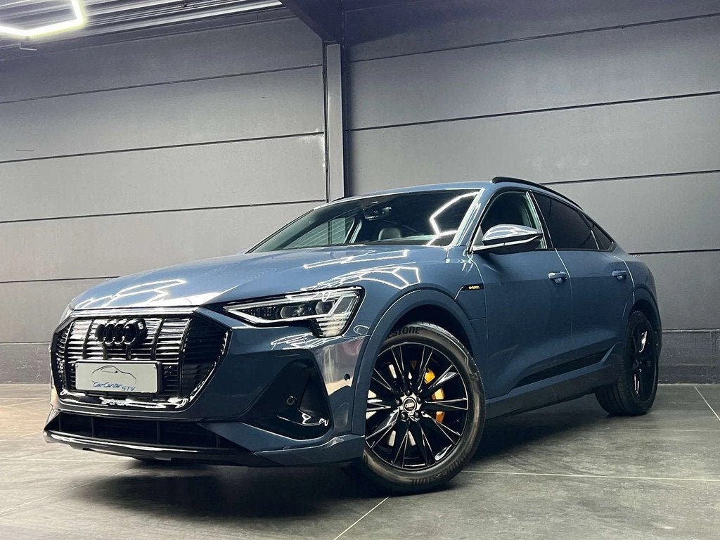 Audi e-tron Sportback Quattro S line / Trekhaak / head up /, Cuir, Euro 6, Entreprise, Noir