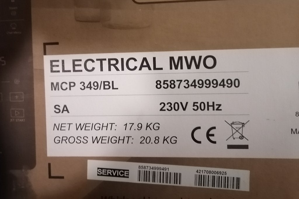 Microgolfoven combi Whirlpool, Ophalen, Microgolfoven, Nieuw, Draaiplateau