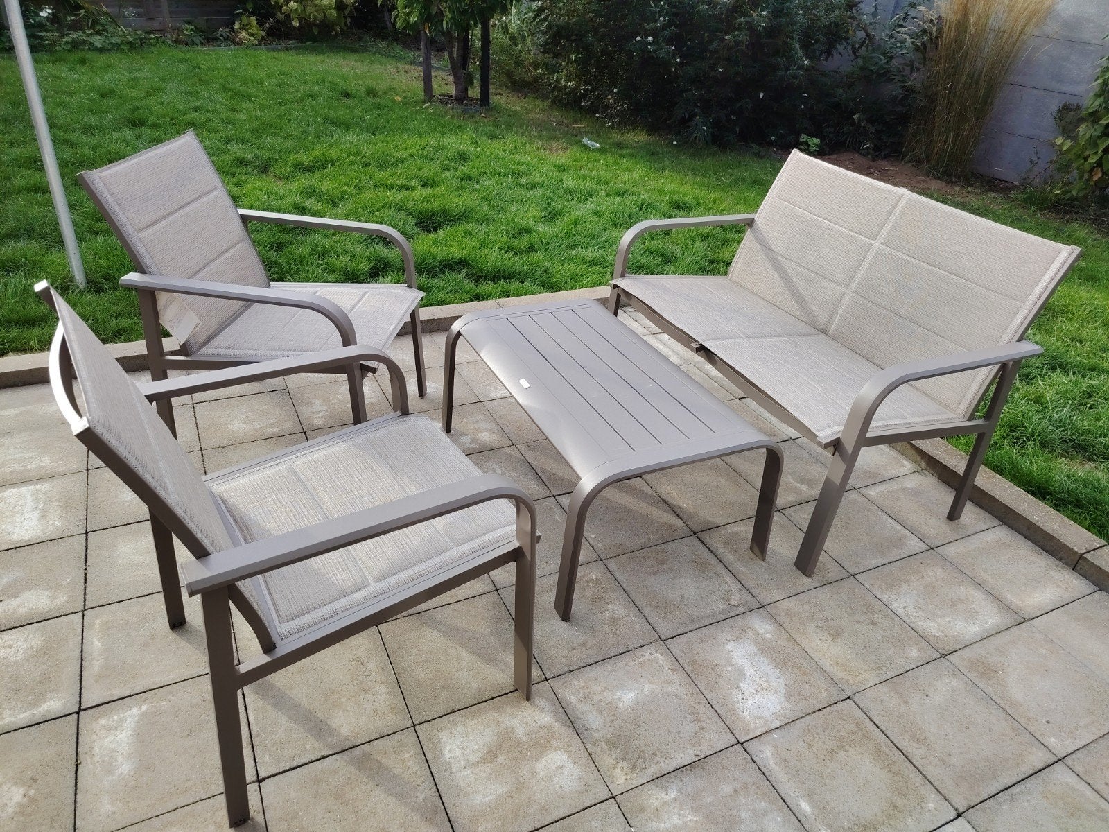 loungeset, Ophalen, Zo goed als nieuw, Aluminium