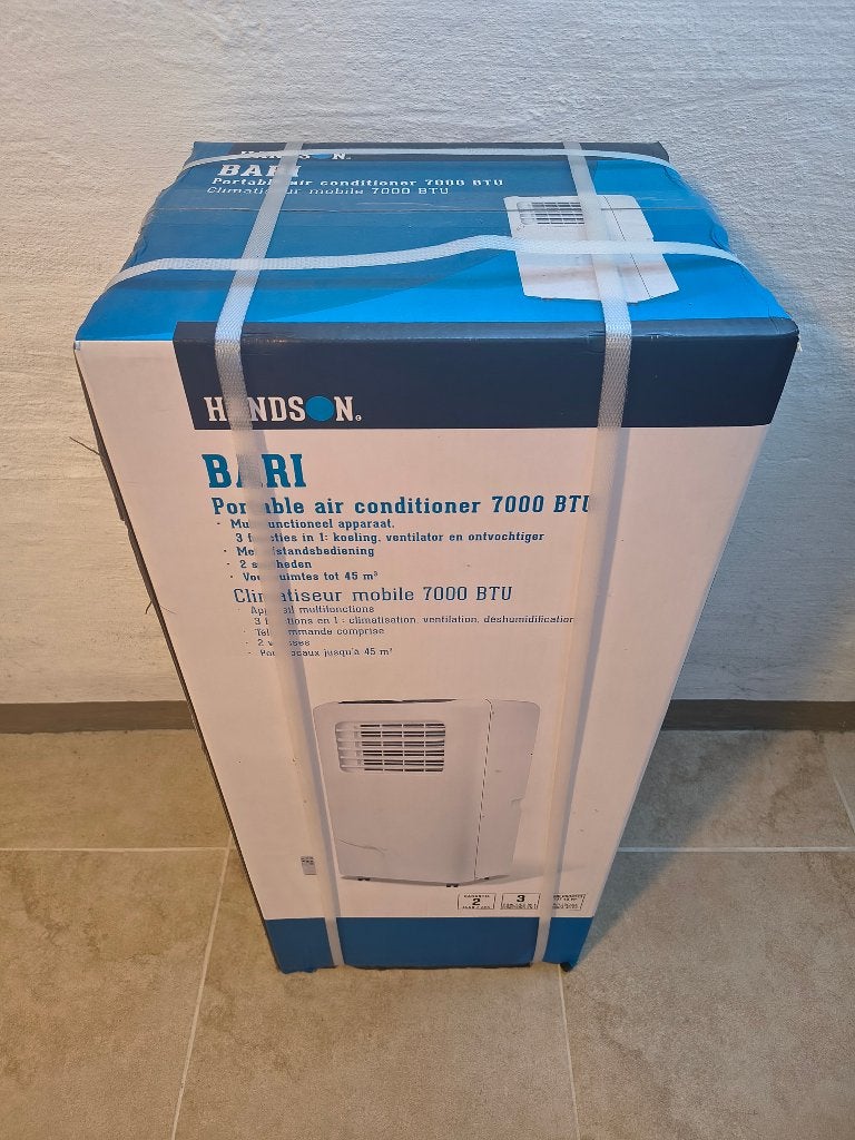 Mobiele Airco Bari, Ophalen, Timer, Minder dan 60 m³, Nieuw