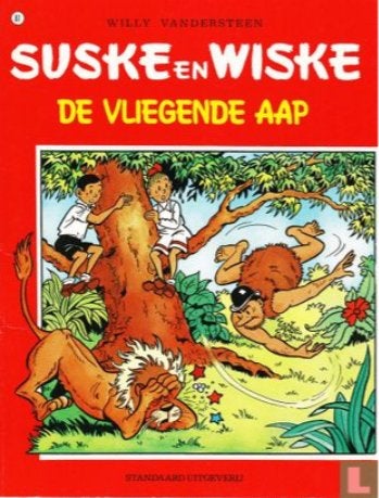 Suske en Wiske : de Vliegende Aap, Gelezen, Willy Vandersteen, Eén stripboek, Ophalen of Verzenden