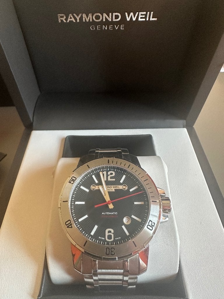 RAYMOND WEIL NABUCCO, Handtassen en Accessoires, Overige merken, Staal, Staal, Polshorloge