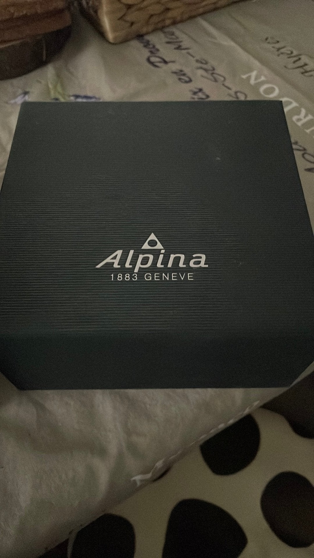 Ecrin de montre alpina, Enlèvement ou Envoi, Comme neuf