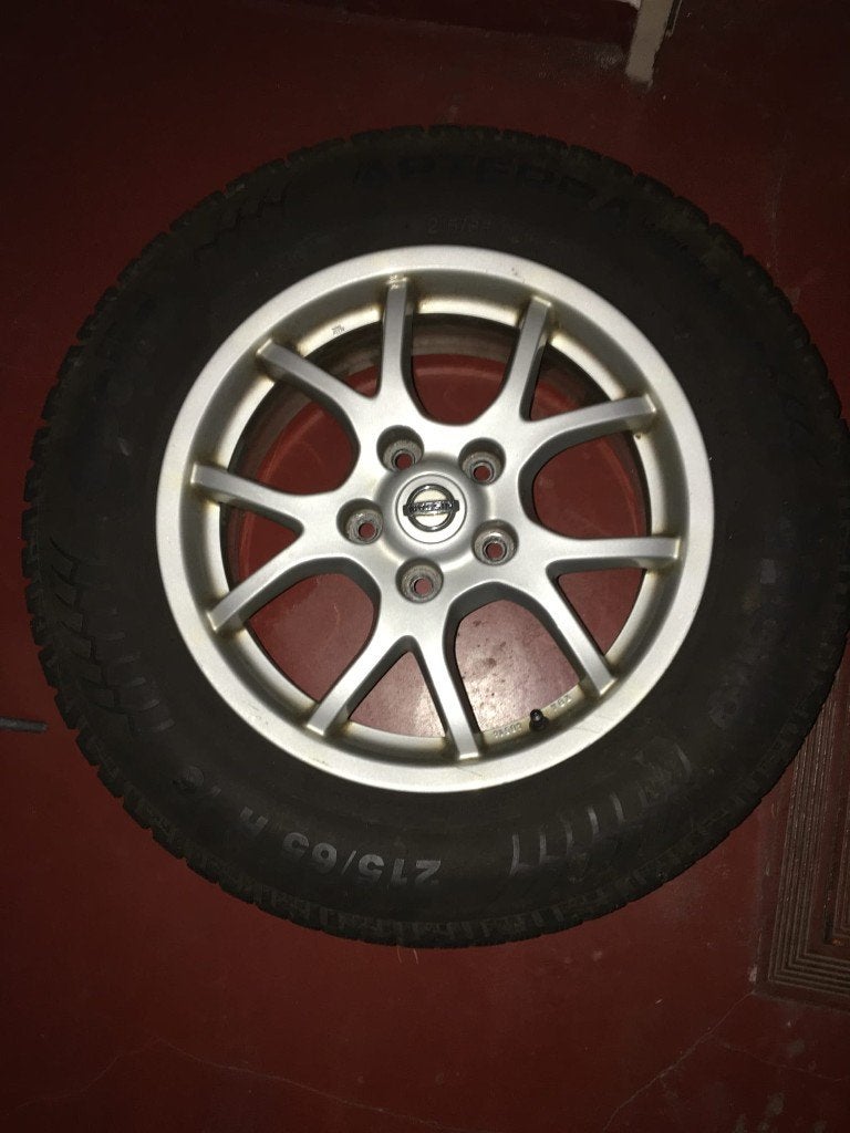 Apollo winterbanden incl velg 215/65 R16 (Nissan / Renault), Auto-onderdelen, Ophalen, 16 inch, Banden en Velgen, Winterbanden