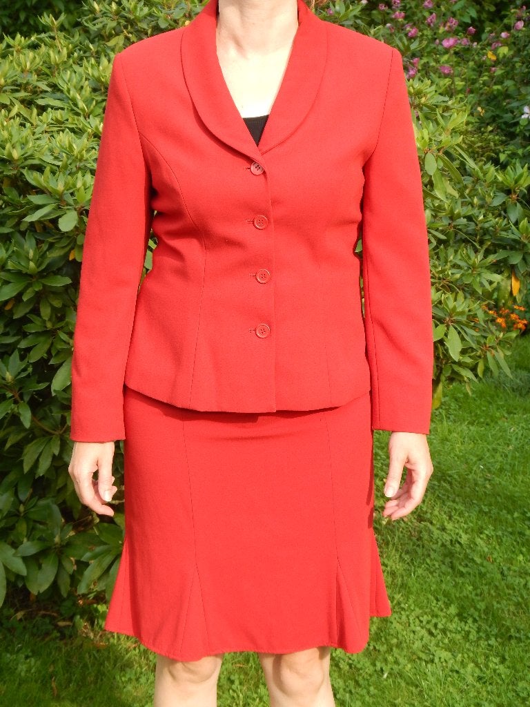 ensemble jupe-veste T36-38, Kostuum of Pak, Ophalen of Verzenden, Zo goed als nieuw, Maat 36 (S)