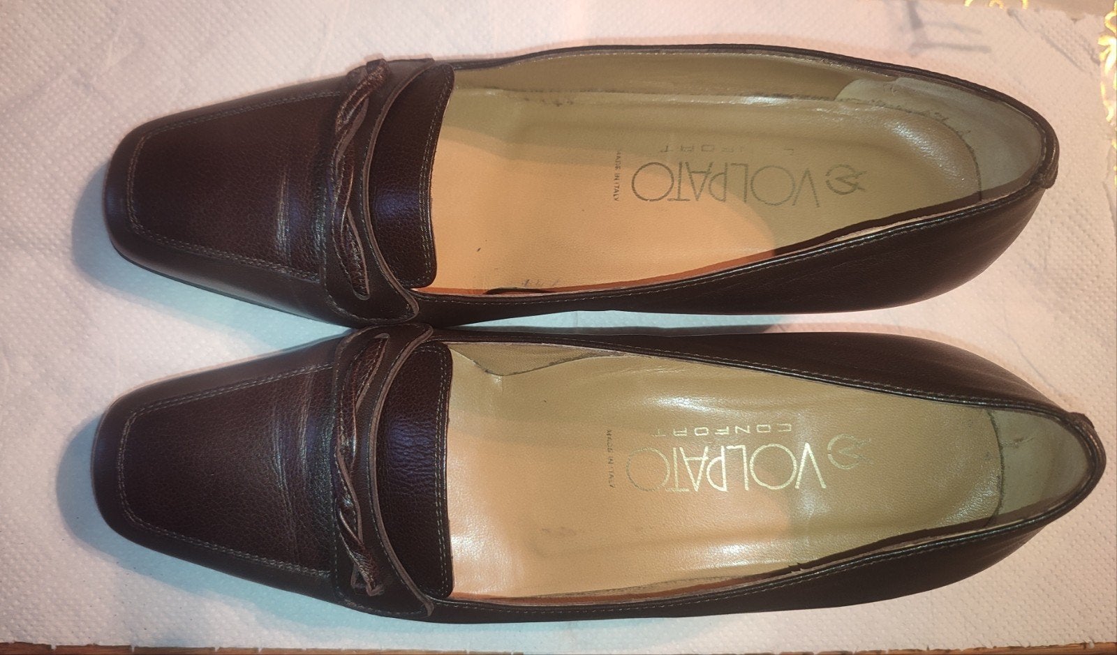 Escarpins / Mocassins à talons Volpato Confort Marron - Cuir, Vêtements | Hommes, Enlèvement ou Envoi