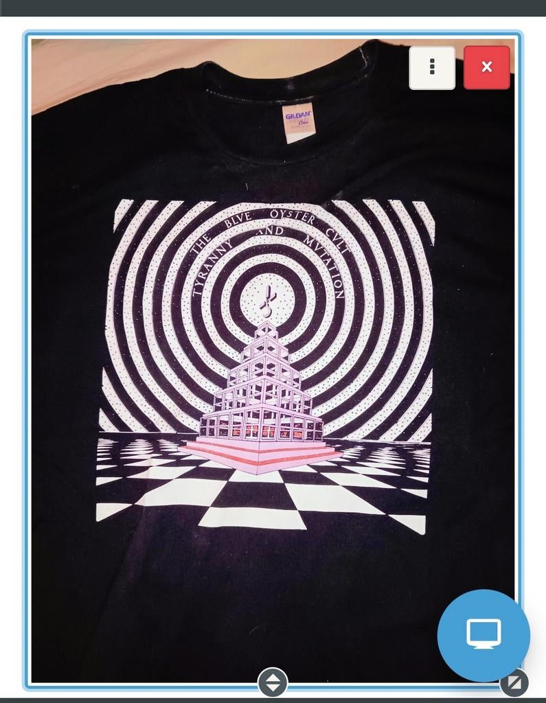2 t-shirts XL Blue Öyster Cult, Kleding | Heren, Ophalen of Verzenden
