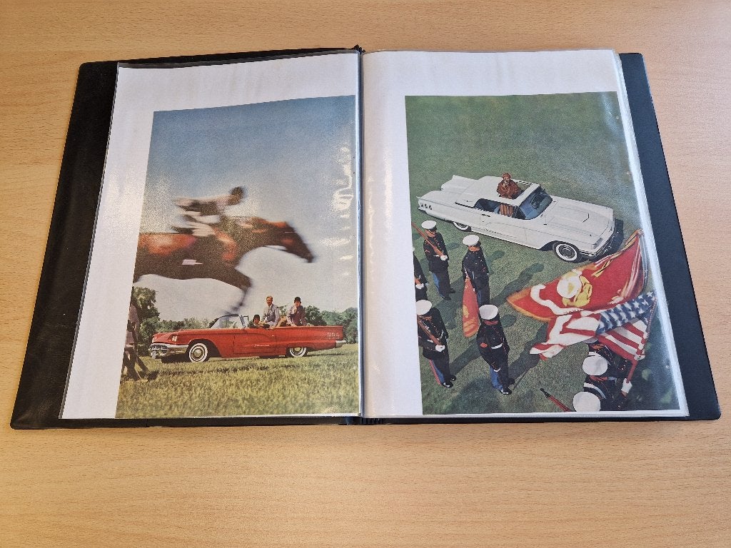 85 Originele Ford Thunderbird & Mustang advertenties, Ford, Diverse auteurs, Ophalen of Verzenden, Zo goed als nieuw