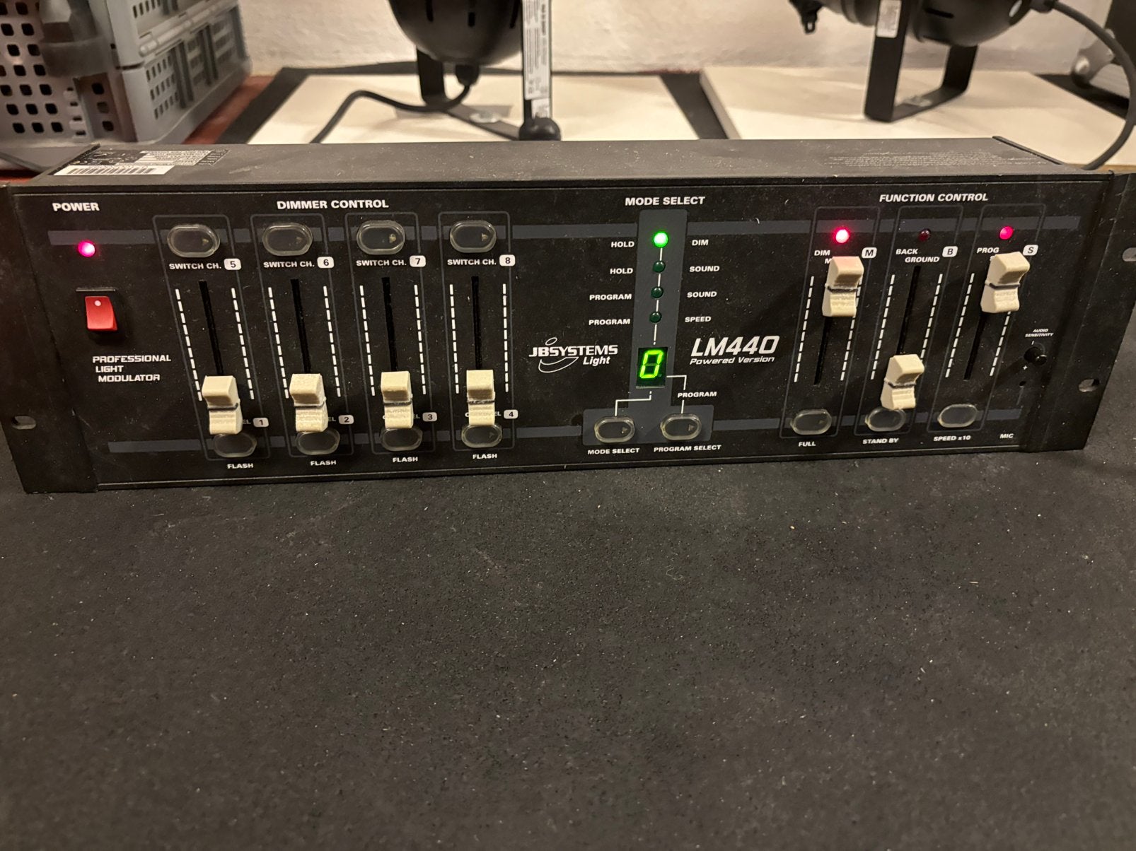 Complete Lichttset: 4x PAR 56 Short Lampen DMX Stur & Dimmer, Muziek en Instrumenten, Licht en Laser, Zo goed als nieuw, Ophalen