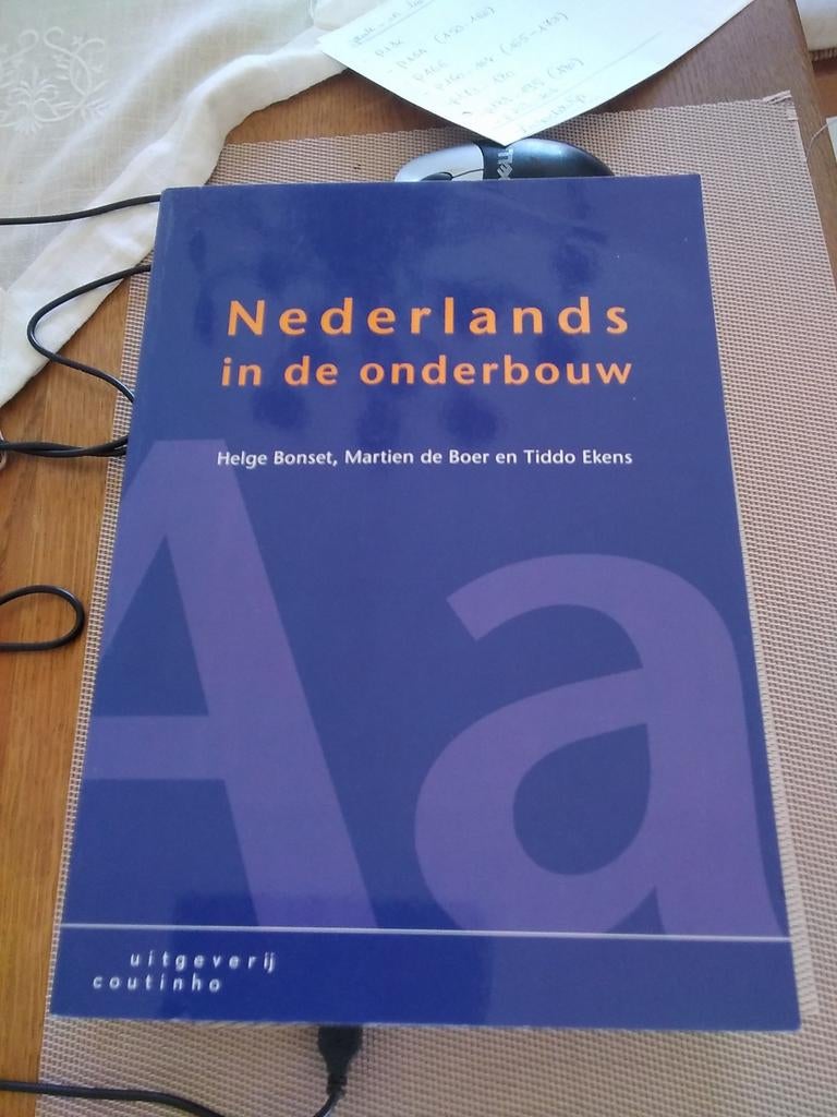 BOEK NEDERLANDS IN DE ONDERBOUW, Enlèvement