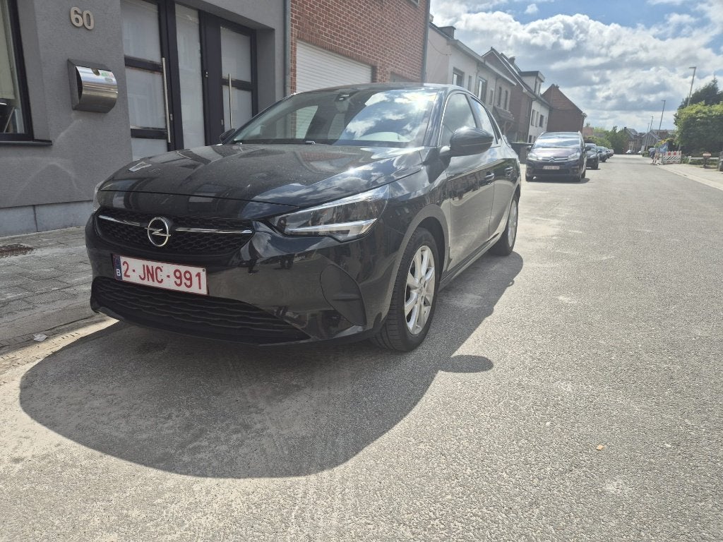 Opel Corsa 2021, Auto's, 580 kg, Stof, 1199 cc, Zwart