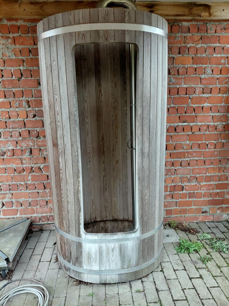 Cabine voor in te douchen, Ophalen