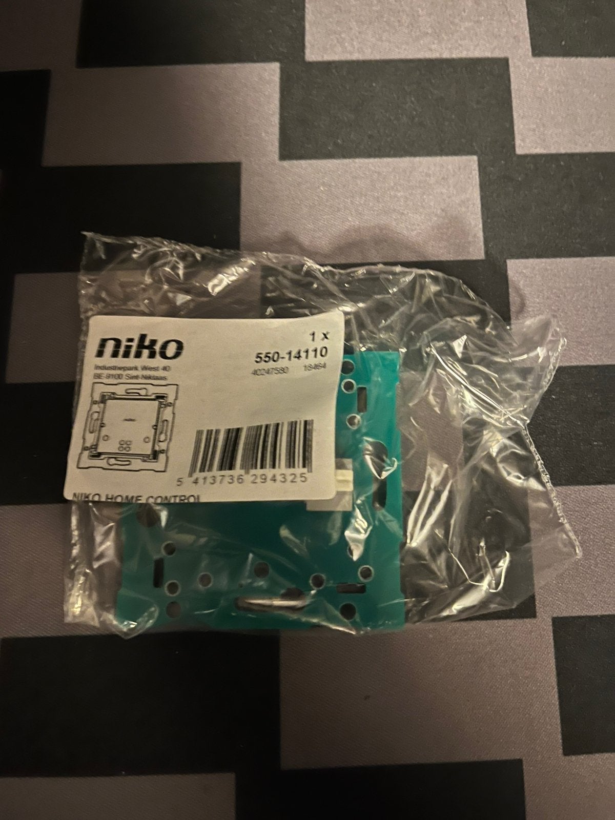 Home Control muurprint met connector 550-14110–enkelvoudig, Enlèvement, Comme neuf