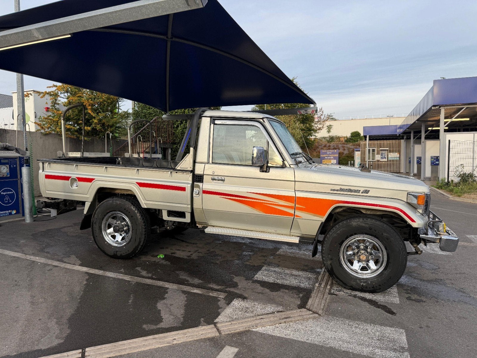 Toyota land cruiser FZJ 75, Autos, Argent ou Gris, Achat, 3 places, 2 portes