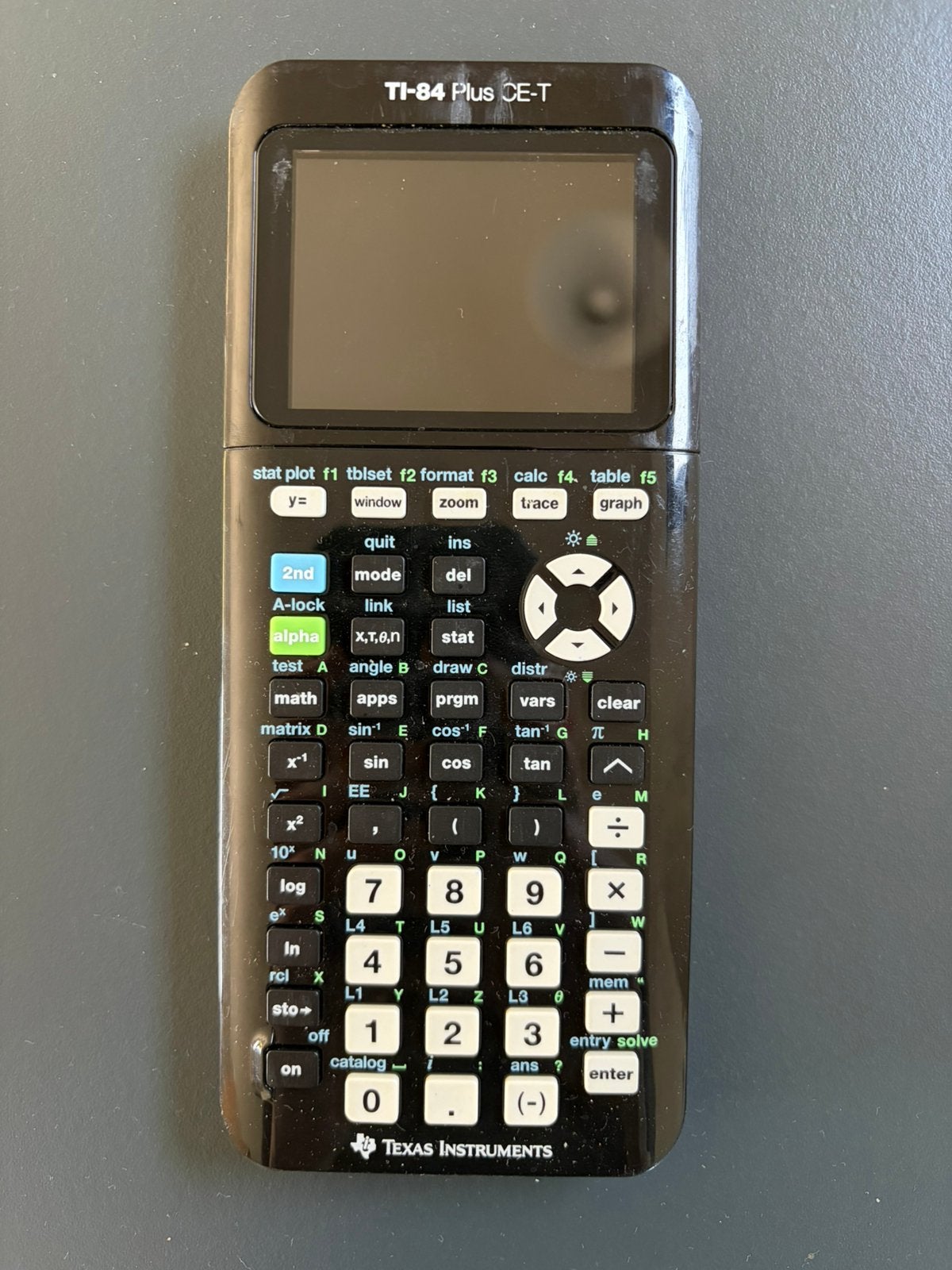Grafisch rekenmachine TI-84 plus CE-T + oplader, Ophalen, Grafische rekenmachine, Gebruikt
