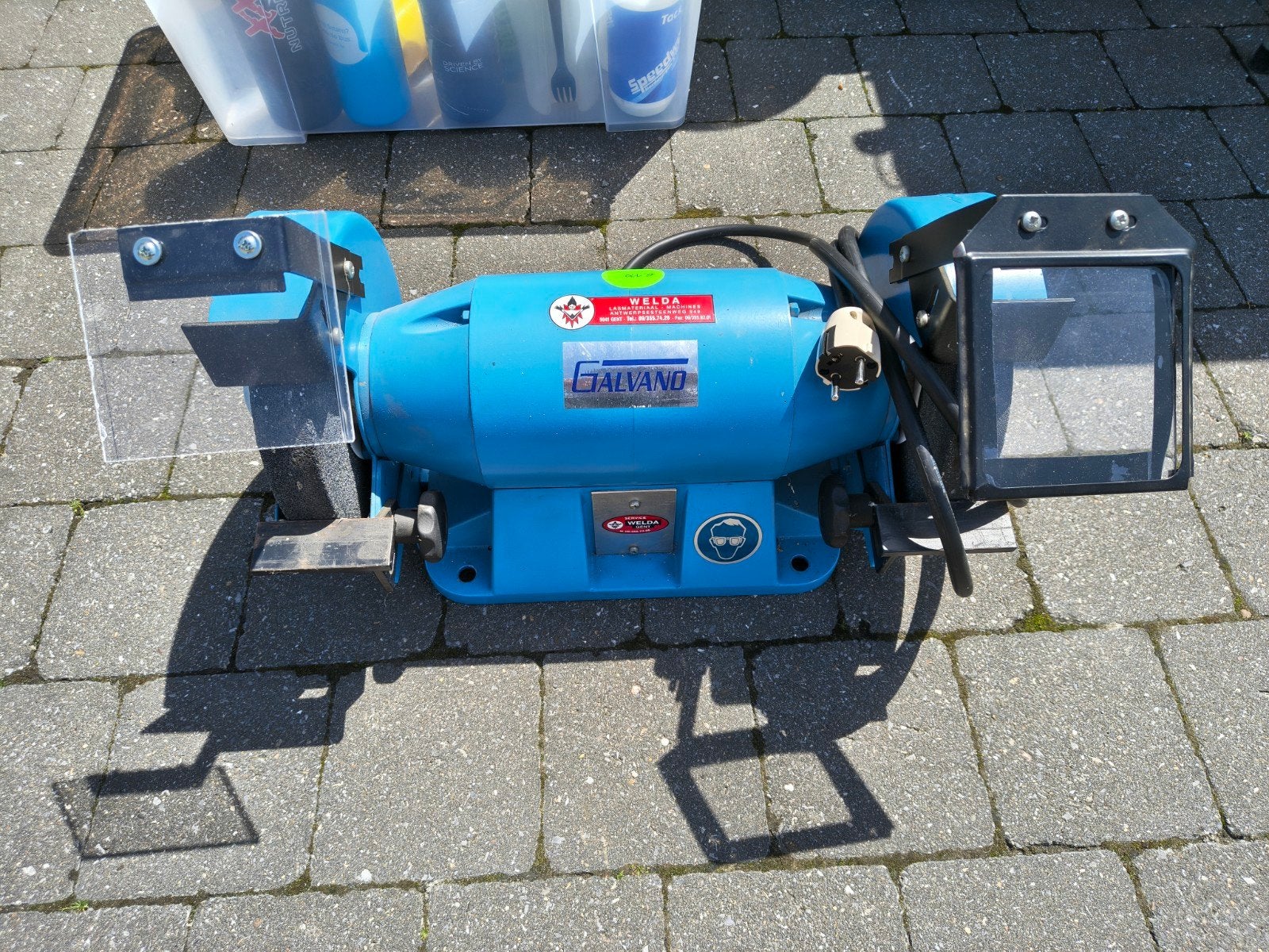 Galvano / ESB Elektrotechnik dubbele slijpmachine (type ES 2, Ophalen