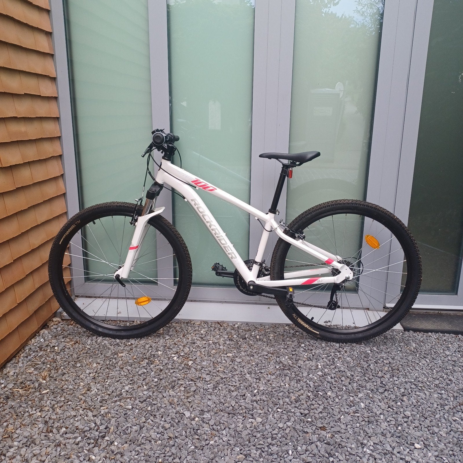 VTT ROCKRIDER ST 100 FEMME BLANC 27,5 pouces- Decathlon, Enlèvement, Comme neuf, Femmes, Autres marques