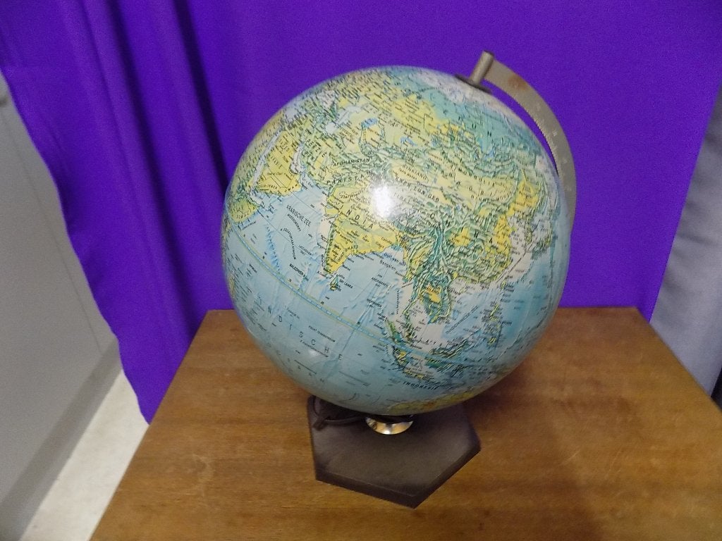 Wereldbol met licht, Maison & Meubles, 30 cm, Enlèvement, Utilisé, Globe politique