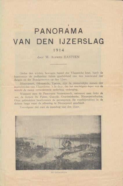 (m69) Panorama van den Ijzerslag, 1914, Envoi