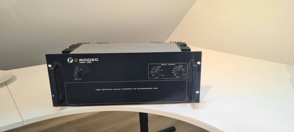 Rodec HDA 450 eindversterker – werkend - Belgisch topmerk, Audio, Tv en Foto, Ophalen, Gebruikt, Audio