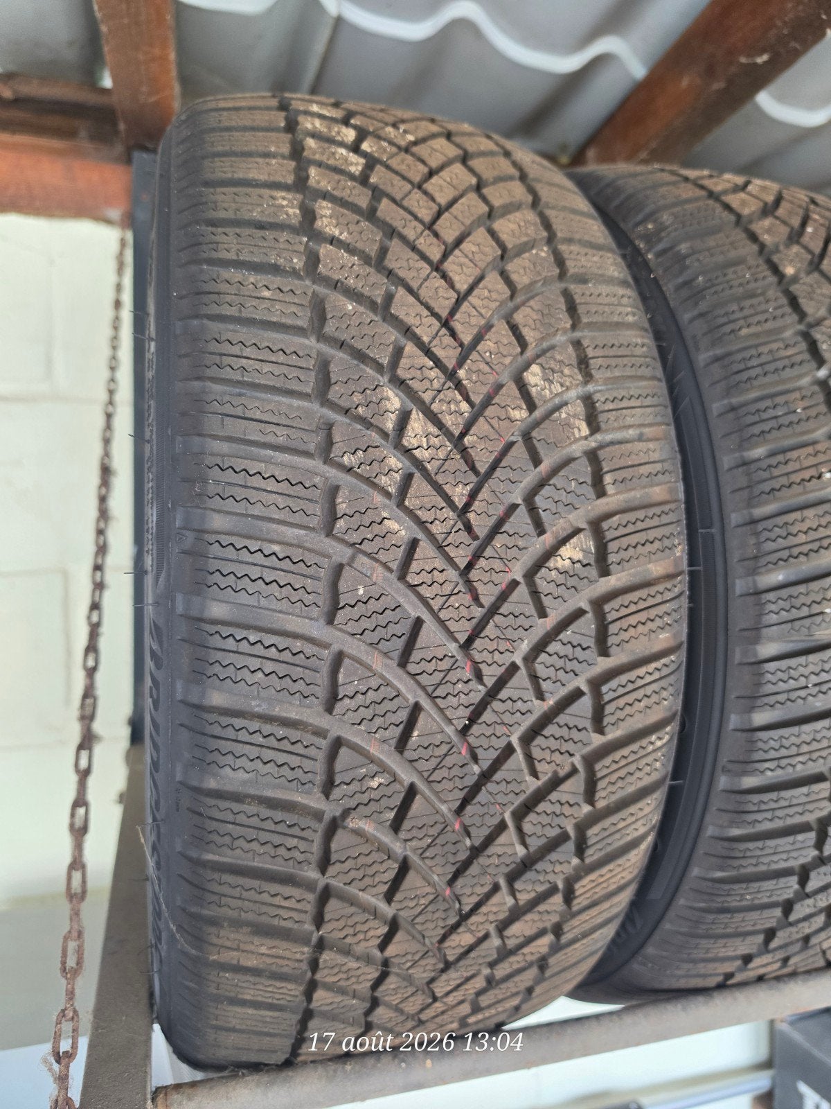 Pneus hiver Bridgestone, Ophalen of Verzenden, Zo goed als nieuw