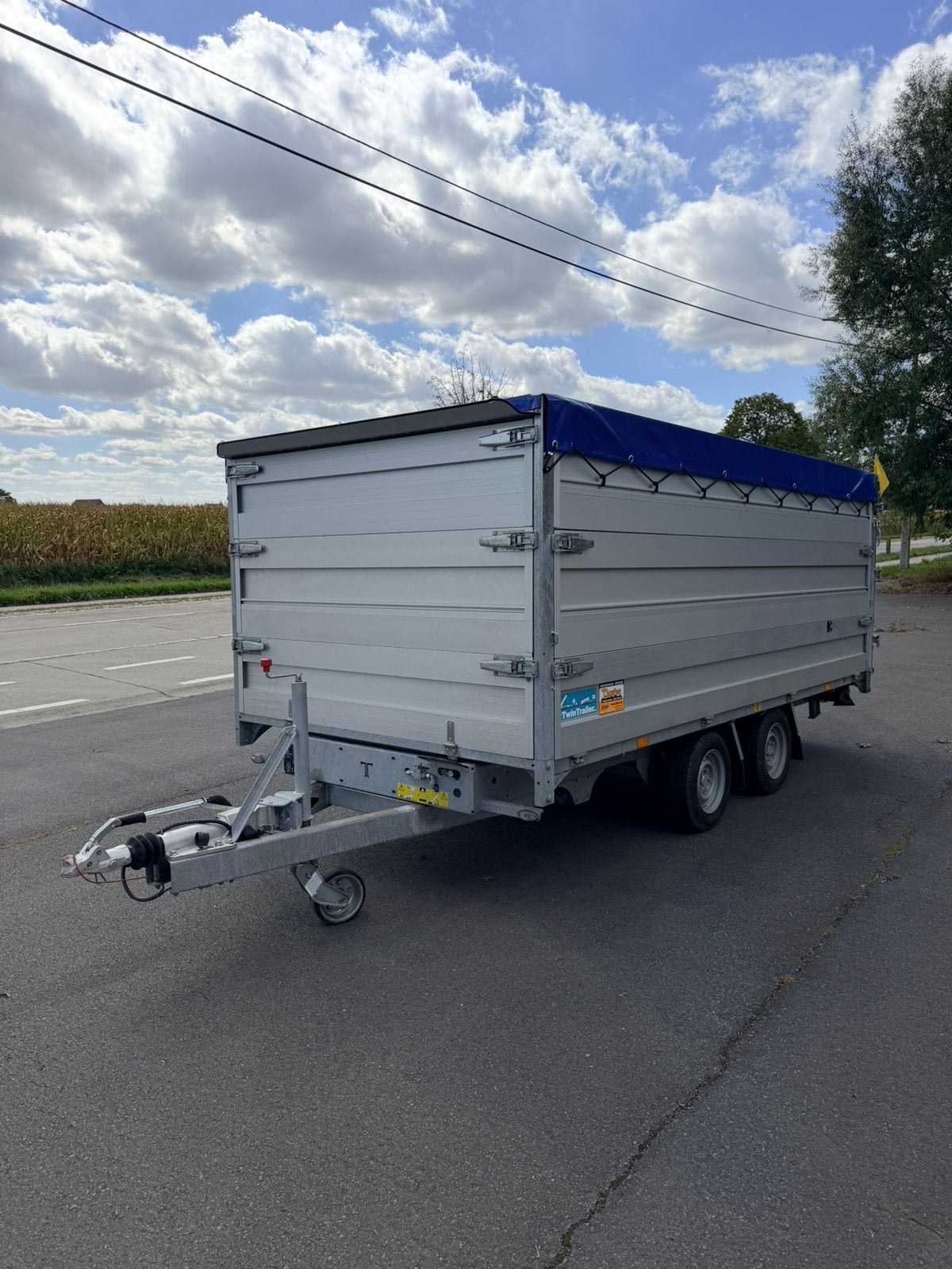 Twintrailer, Autos : Divers, Remorques, Enlèvement, Comme neuf