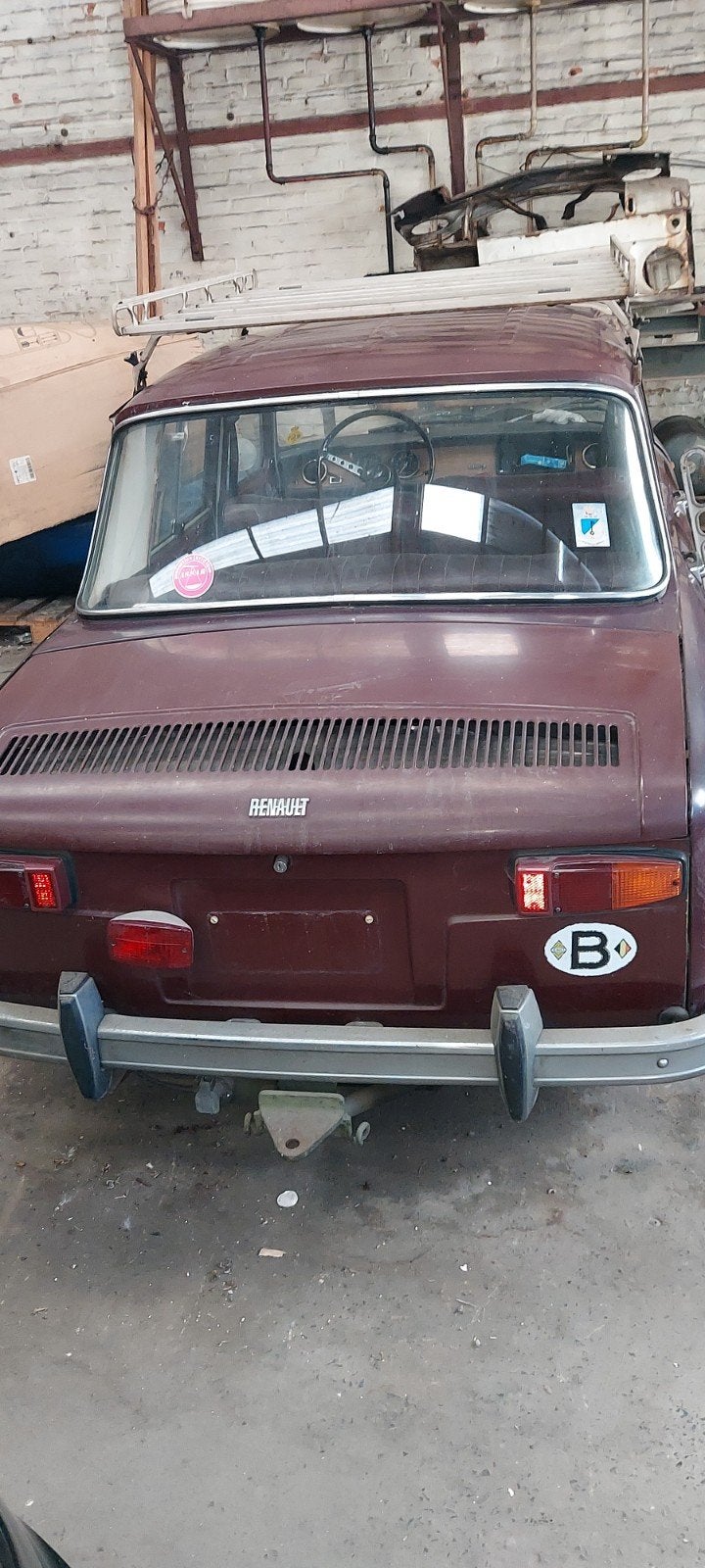 renault 8 de collection ancetre, Enlèvement