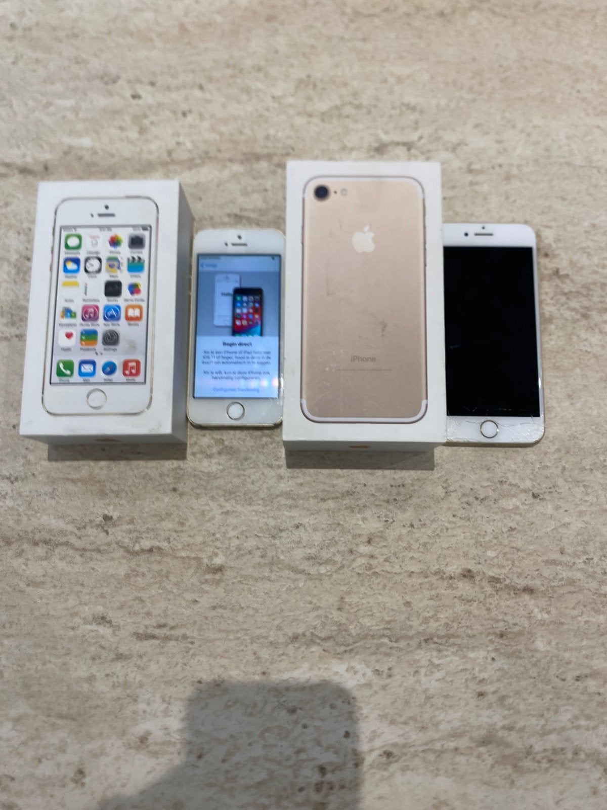 iPhone 7 32 Go iPhone 5s 16 Go, Télécoms, Téléphonie mobile | Accessoires & Pièces, Utilisé, Enlèvement