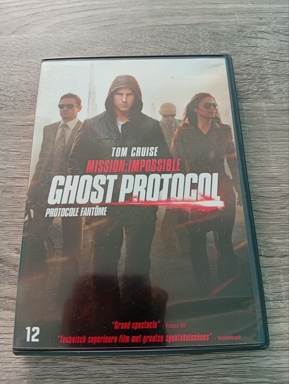 mission impossible Ghost protocol actie dvd Tom cruise, Bonusmateriaal, Nederlands, Actie, Ophalen of Verzenden