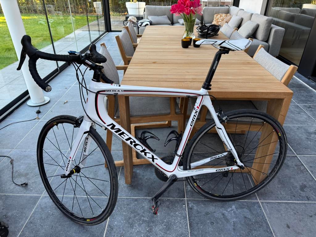 Merckx EMX-1 . Ultegra + Mavic Ksyrium UST maat 54, Gebruikt, Carbon, Heren, Ophalen