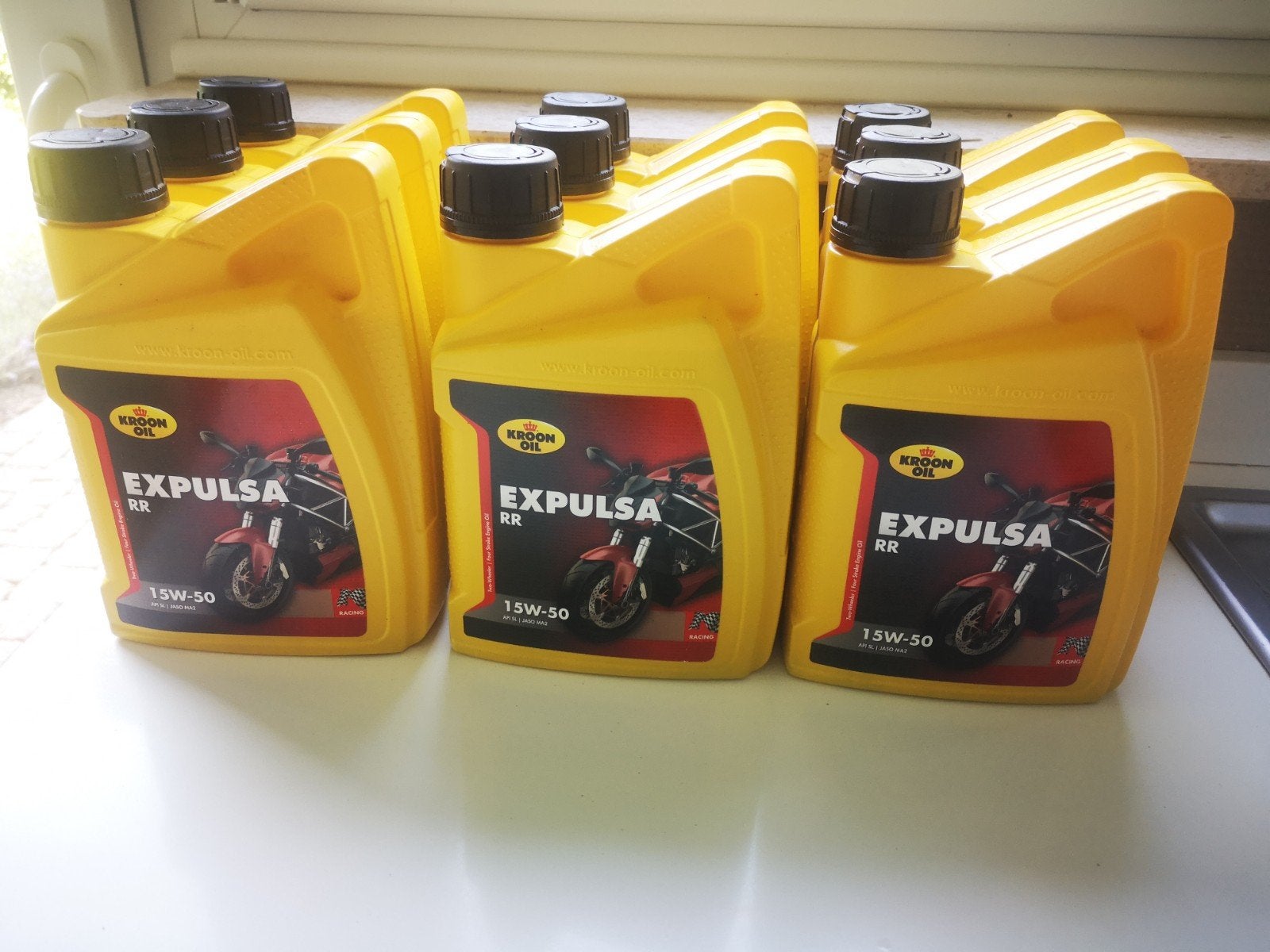 Huile moto 15w-50 KROON OIL (9 litres), Ophalen