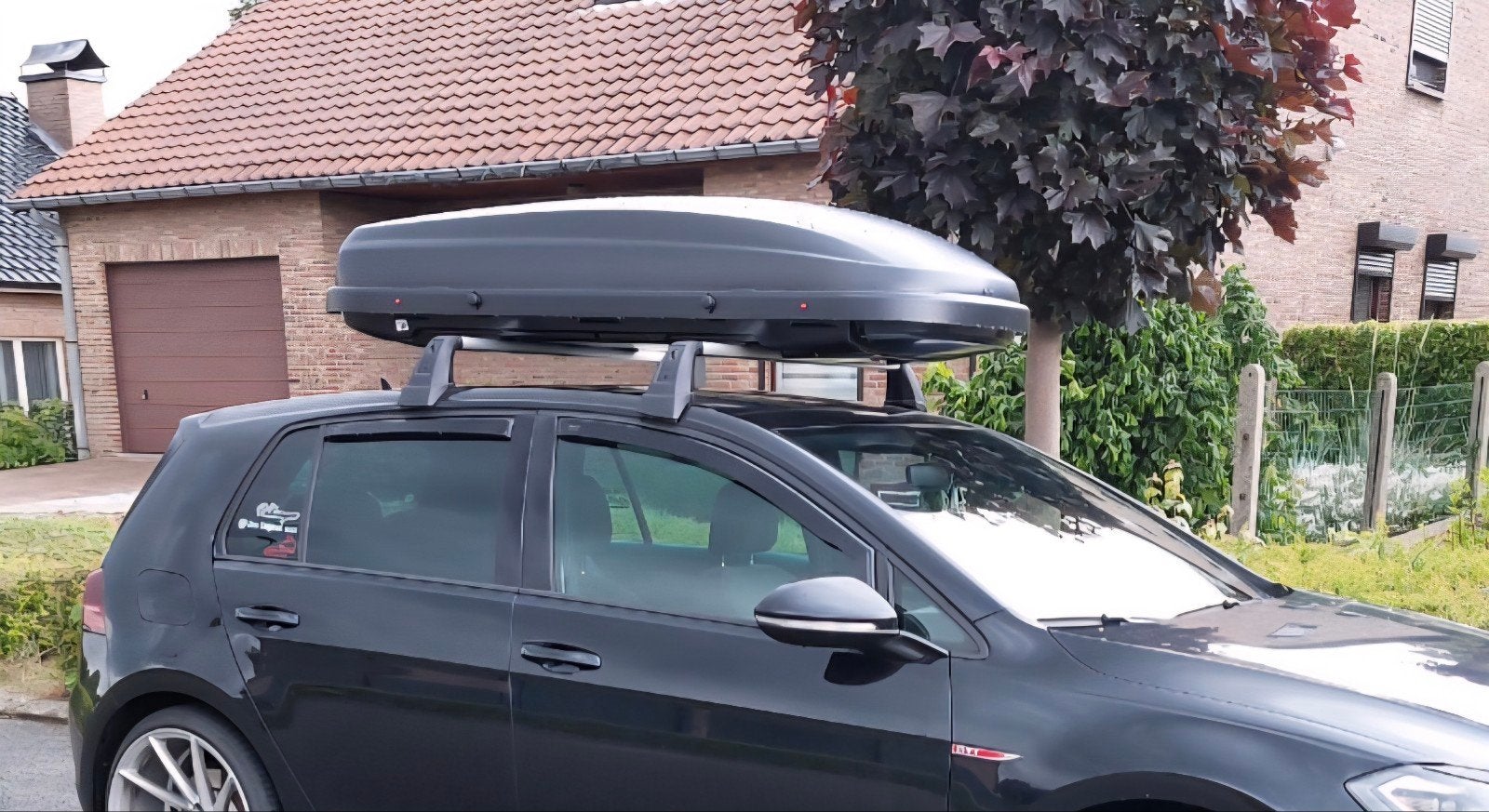 Dakkoffer met dragers | Volkswagen golf 7 | GLAD DAK, Auto diversen, Dakkoffers, Ophalen