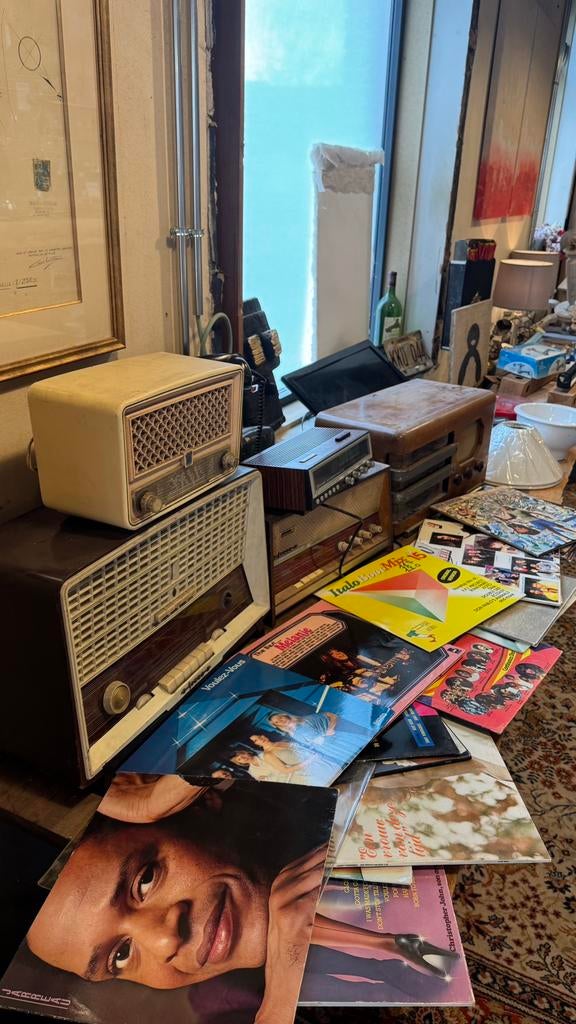 Vintage Radios Lot – 4x Retro Radios – Decor or Restoration, Ophalen, Zo goed als nieuw