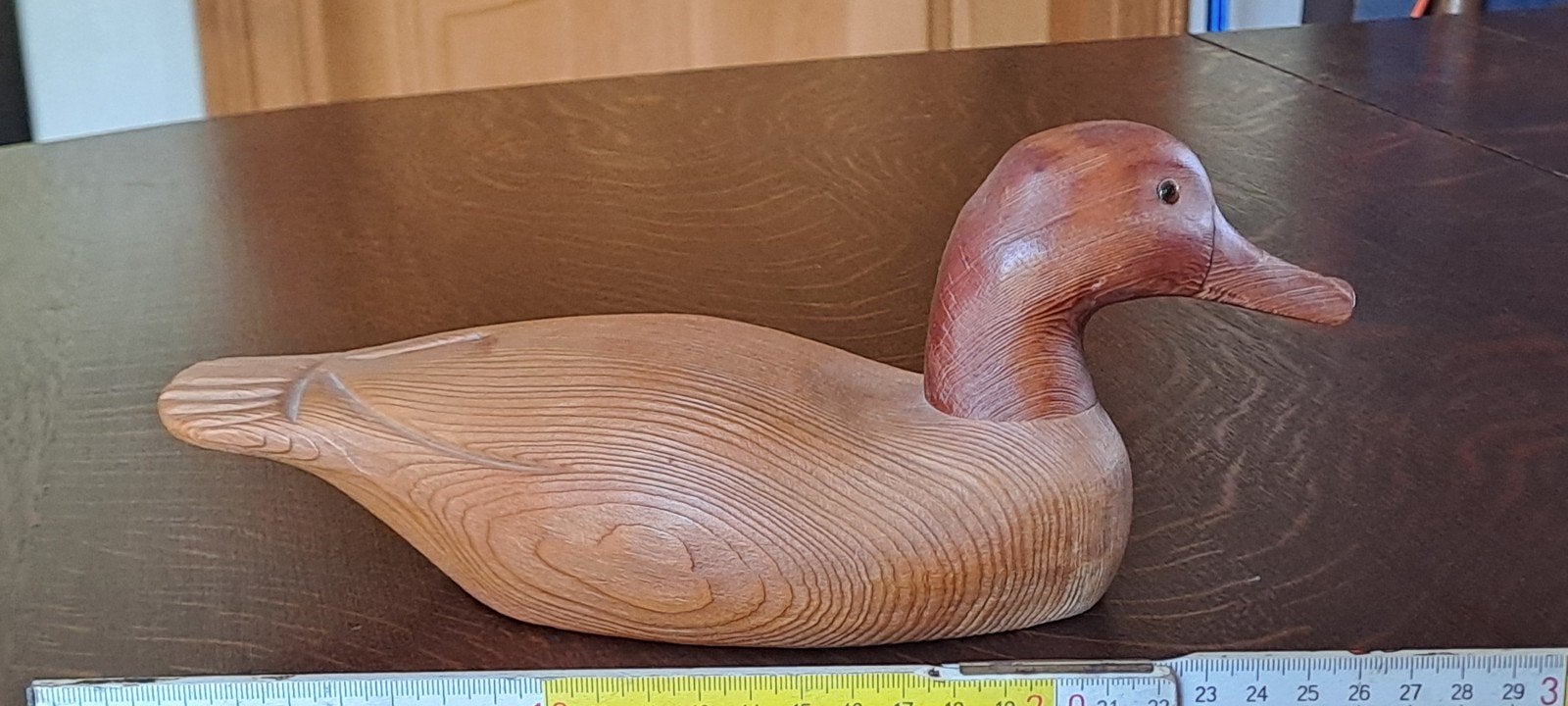 Canard en bois naturel, Enlèvement, Bois