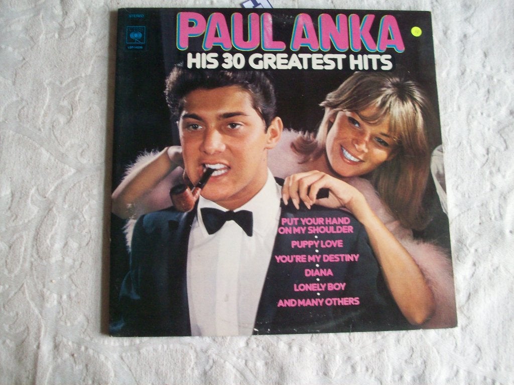 paul anka, Enlèvement ou Envoi, Comme neuf, Autres genres, Double LP
