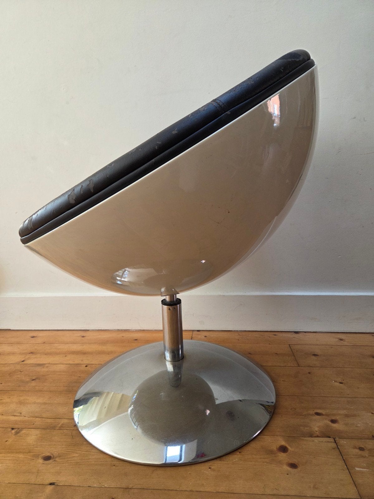 2 vintage space age kuipstoelen, Space Age, Synthétique, Deux, Enlèvement