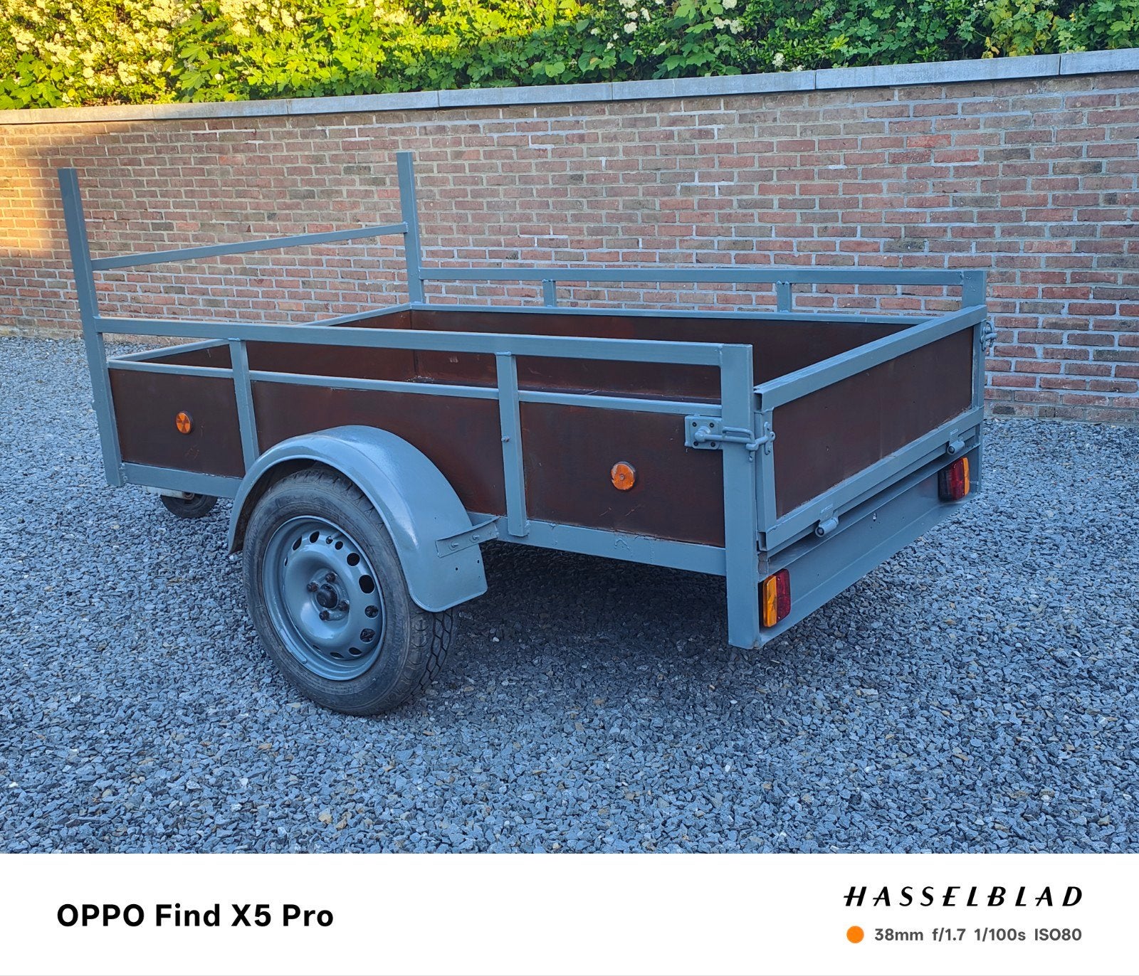 Zeer mooie aanhanger 2 m X 1 m 25 aanhanger, Auto diversen, Aanhangers en Bagagewagens, Ophalen