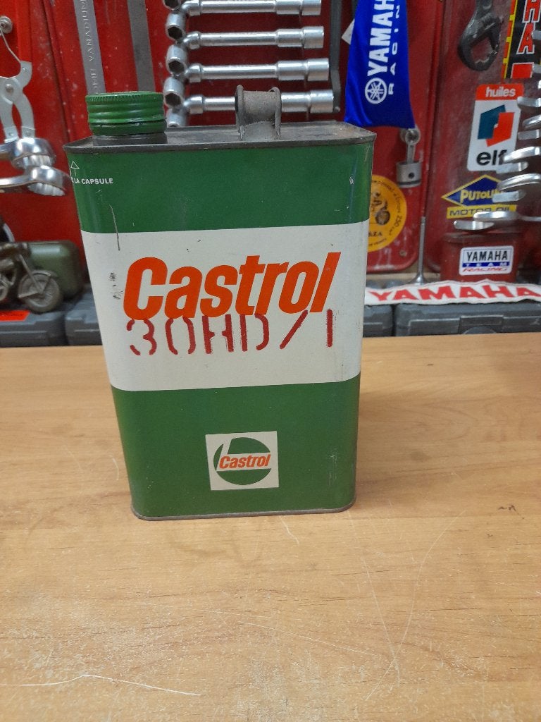 ancien bidon huile vide castrol 5l, Collections, Marques & Objets publicitaires, Envoi, Utilisé, Autres types