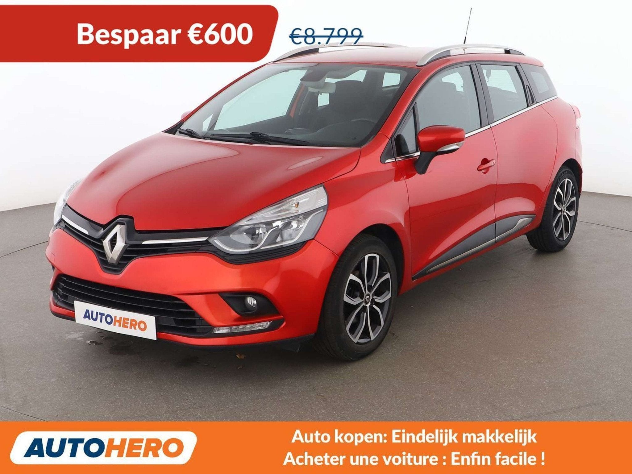 Renault Clio 0.9 TCe Life (année de construction 2019), Autos, Rouge, Achat, 898 cm³, Boîte manuelle