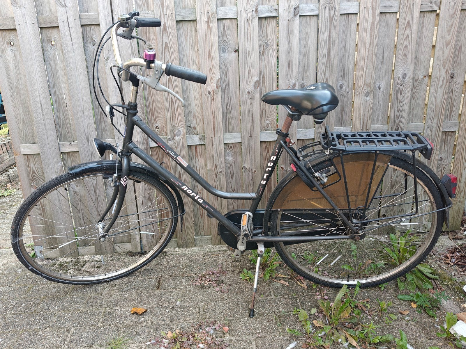 Norta damesfiets, Ophalen, Gebruikt